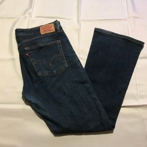 Levi's | Dark Wash 519 Low Flare Jeans Size 11